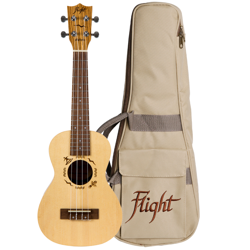 Укулеле концерт Flight DUC525 SP/ZEB