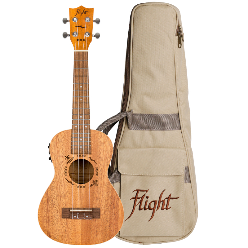 Электроакустическая укулеле концерт Flight DUC323 EQ Mahogany