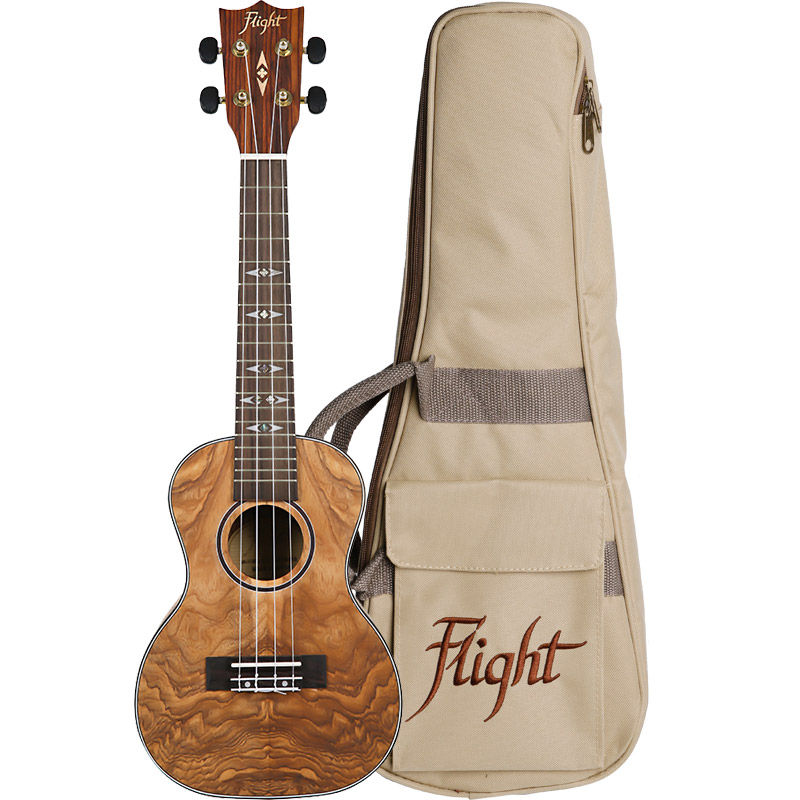 Укулеле концерт FLIGHT DUC410 QA Quilted Ash