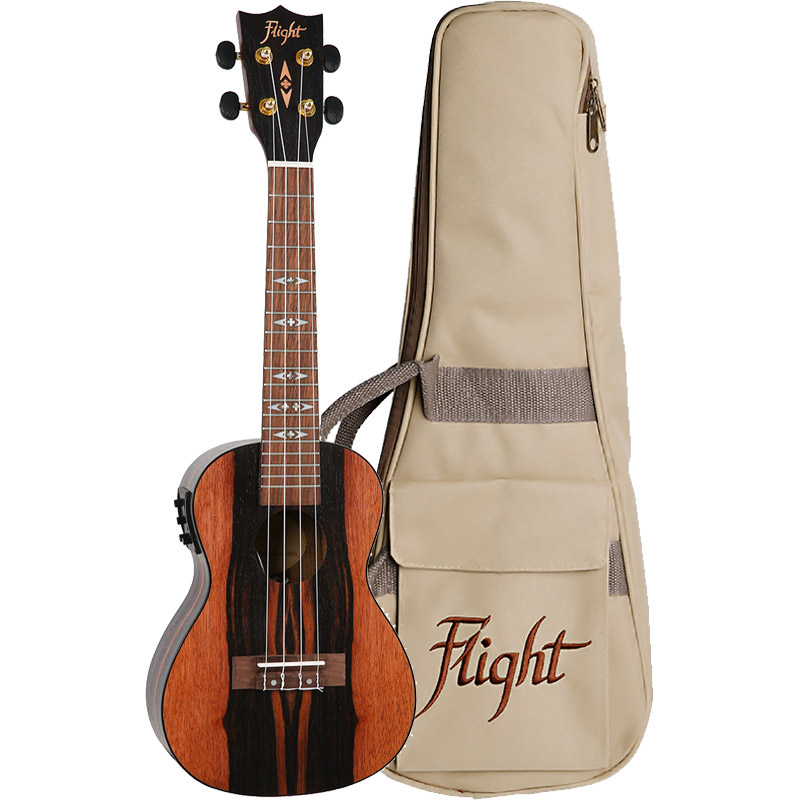 Электроакустическая укулеле концерт Flight DUC460 EQ Amara