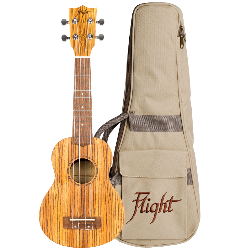Укулеле сопрано Flight DUS322 Zebrawood