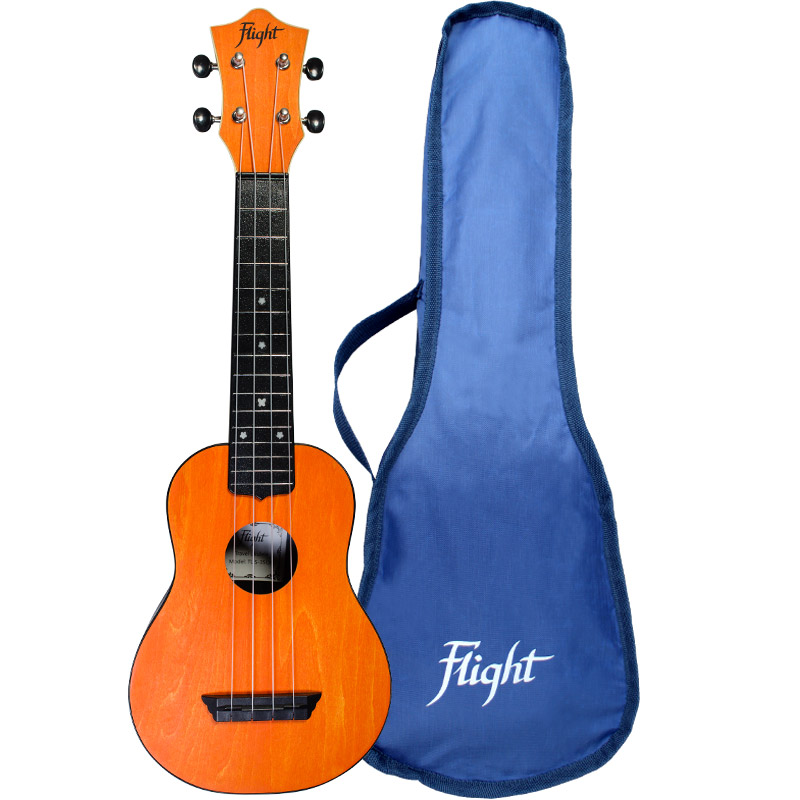 Укулеле сопрано Flight TUS35 Orange серии Travel