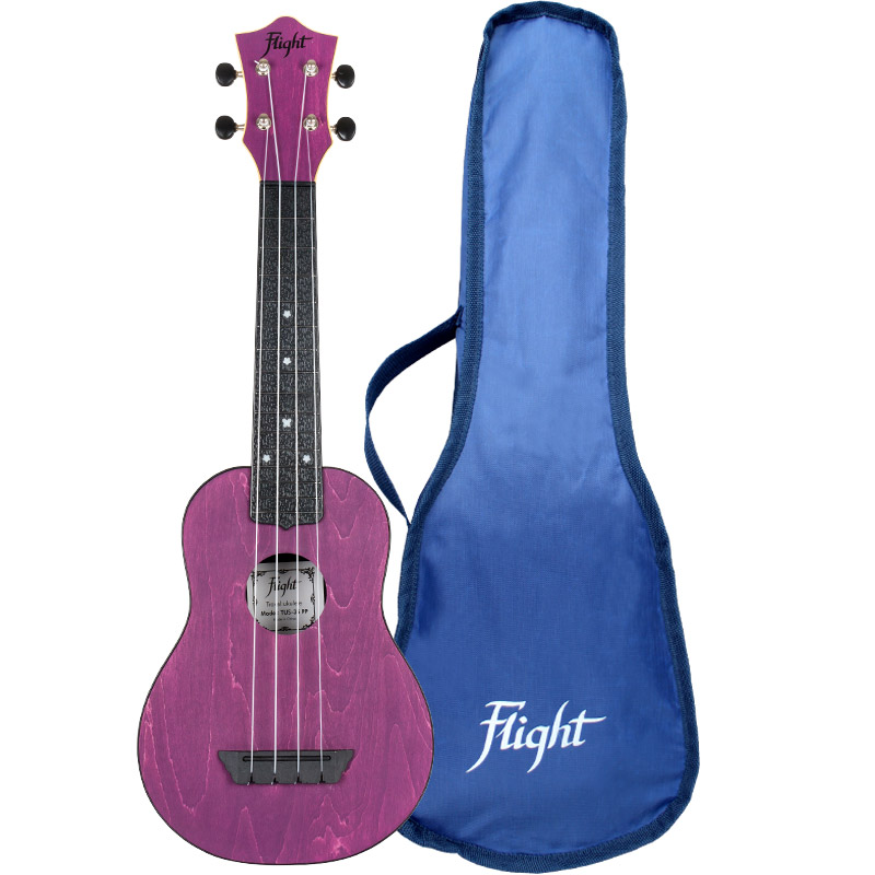 Укулеле сопрано Flight TUS35 Purple серии Travel