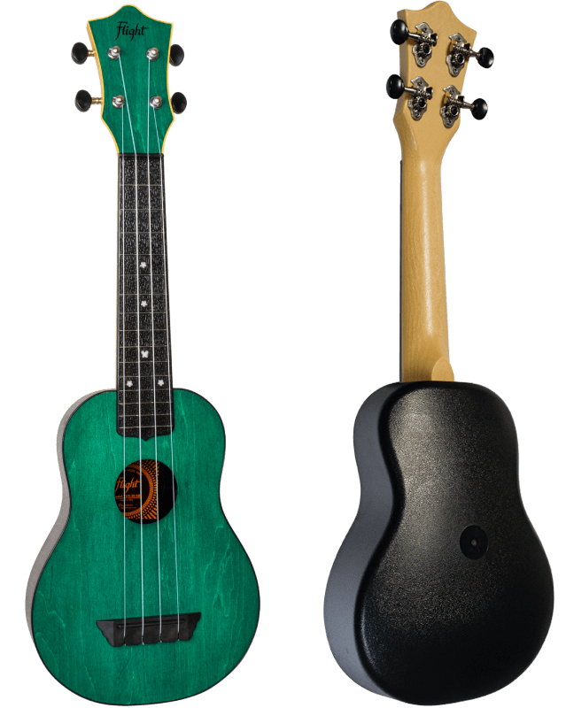 Flight TUS35 Green Soprano Travel Ukulele Flight TUS35 Green Soprano Travel Ukulele