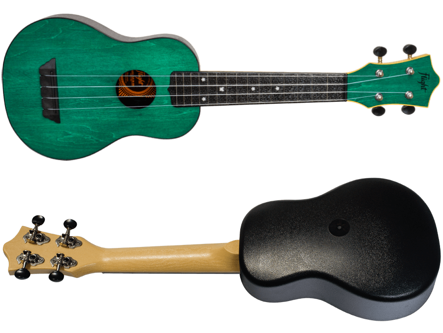 Flight TUS35 Green Soprano Travel Ukulele Flight TUS35 Green Soprano Travel Ukulele