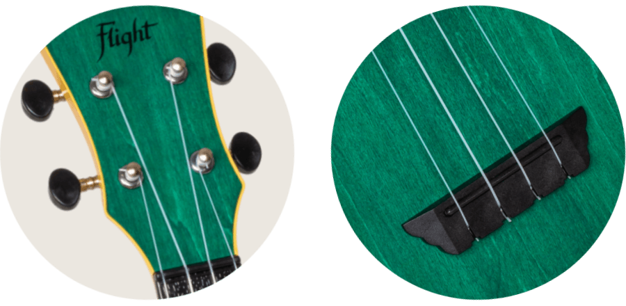 Flight TUS35 Green Soprano Travel Ukulele Flight TUS35 Green Soprano Travel Ukulele