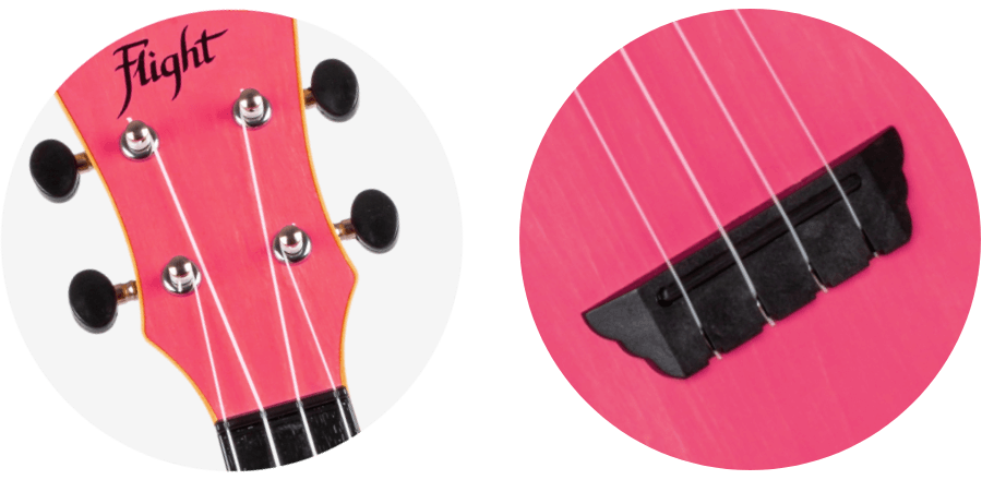 Flight TUS35 Pink Soprano Travel Ukulele Flight TUS35 Pink Soprano Travel Ukulele