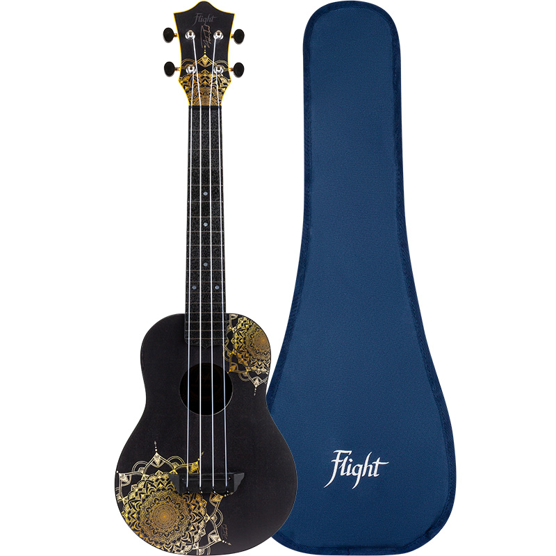 Укулеле концерт Flight TUC-40 GD MANDALA серии Travel