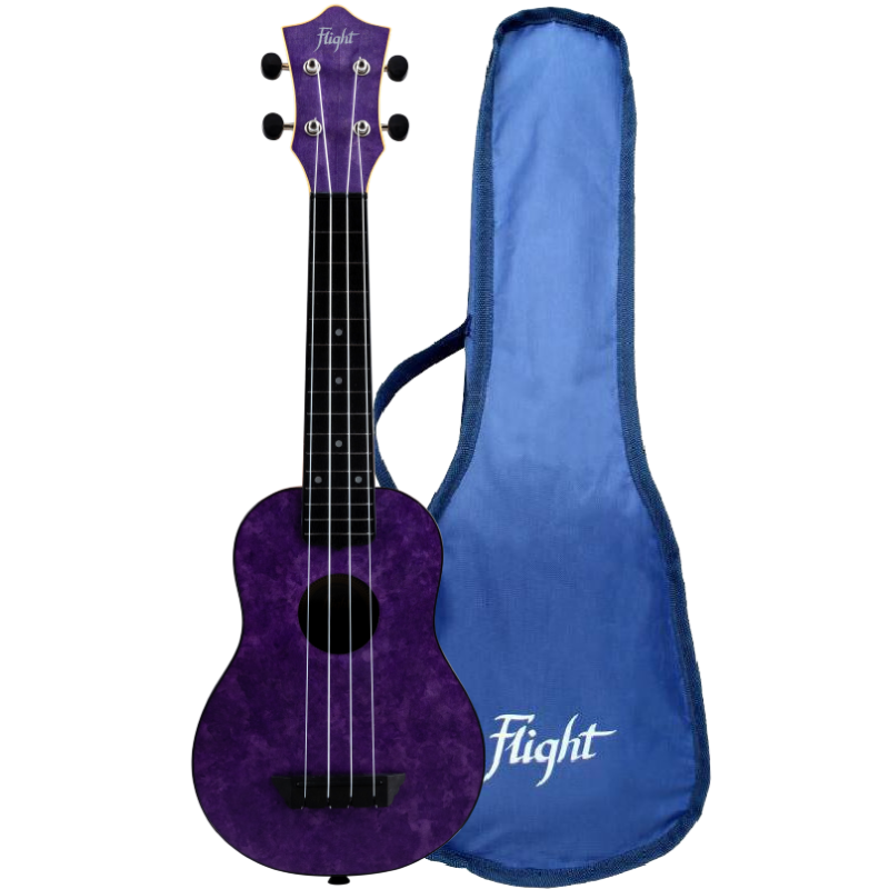 Укулеле сопрано Flight TUS65 Amethyst серии Travel