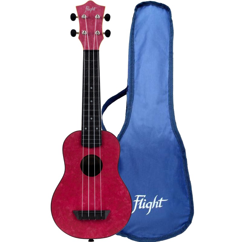 Укулеле сопрано Flight TUS65 Ruby серии Travel