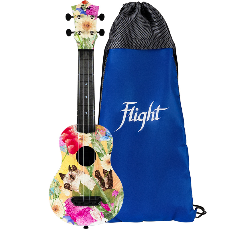 Укулеле сопрано Flight ULTRA S-42 SUMMER CAT