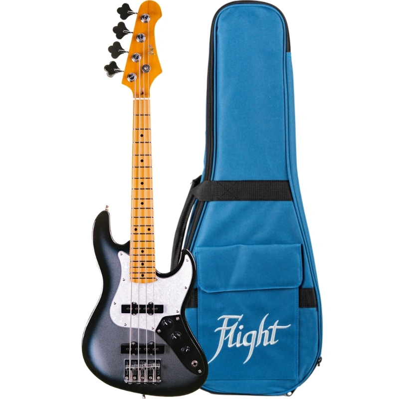 Бас-гитара уменьшенная Flight Mini JB Moonburst Bass