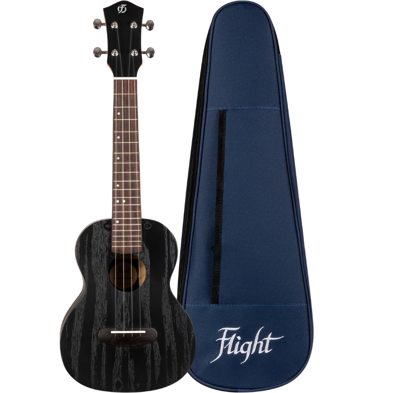 Укулеле концерт Flight DUC 400 Ash Black